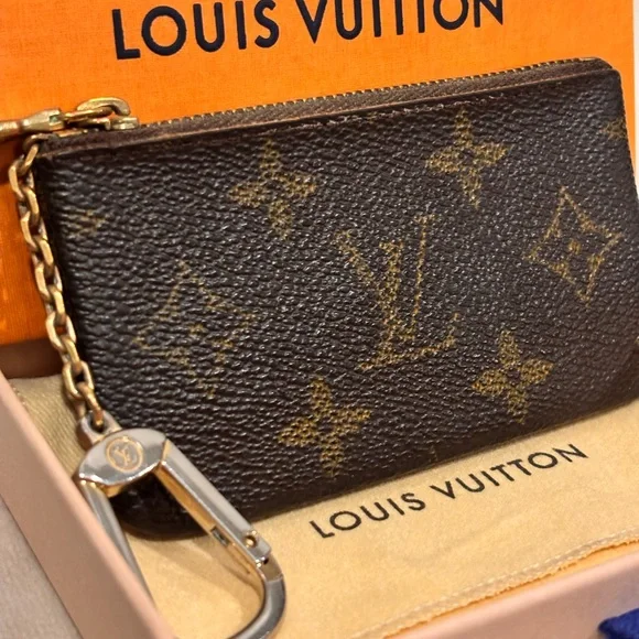 Louis Vuitton LV Vintage Pochette Cles Key Pouch W/ Box - Picture 2 of 12